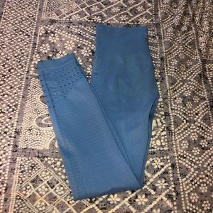 Blue Vital Seamless Gymshark Leggings